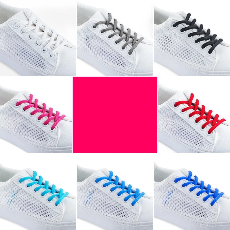 Shoe Parts Accessories 1Pair Half Round Shoelaces Sneakers Running Shoelace Boots Tennis laces Strings 100120140CM 231128
