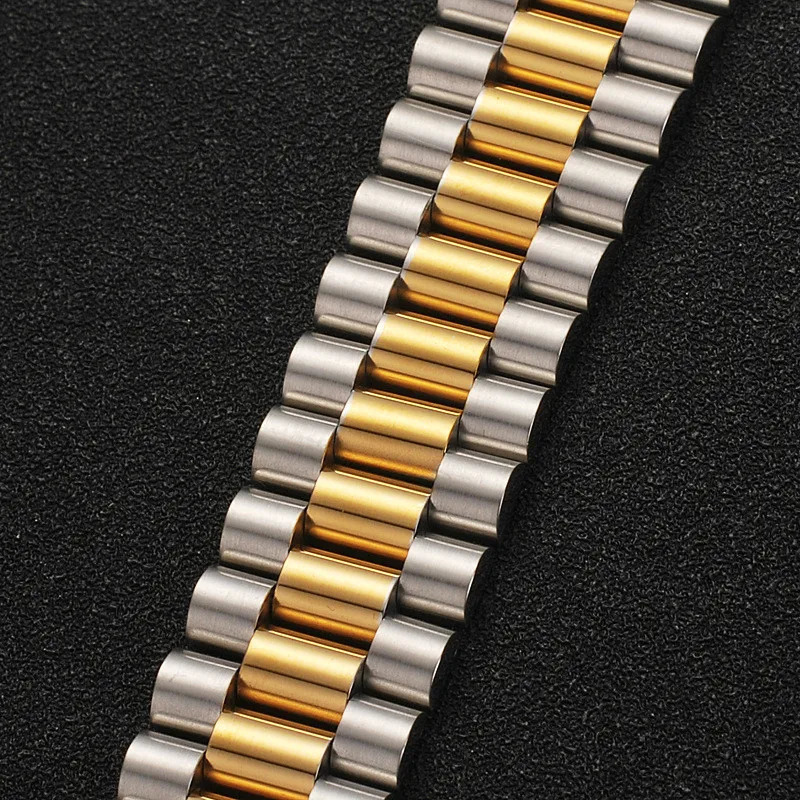 Watch Bands Solid Stainless Steel Watch Band 10mm 12mm 13mm 14mm 16mm 17mm 18mm 19mm 20mm 21mm 22mm Universal Wrist Strap Butterfly Buckle 231128