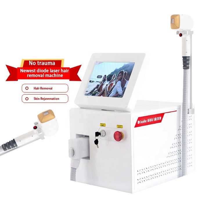 Freezing Point Non-traumatic Hair Removal Equipment Diode Laser 808nm Desktop Depilation Skin Whitening Beauty Machine