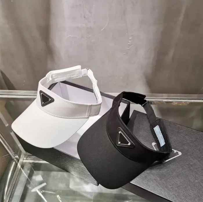 Classic Designer Like P Empty Top Cap Casual Summer Visor Sun mens designers Hat Sports women Golf Tennis Outdoor Beach Headband Snapback Baseball caps