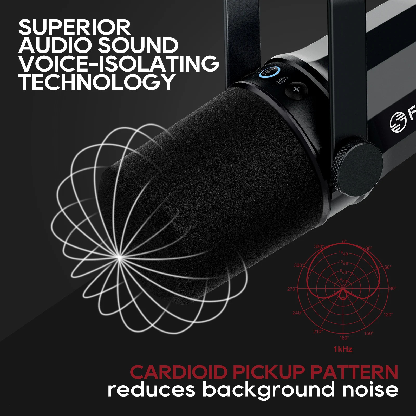 Microphones FDUCE SL40X SL40 USB XLR Dynamic Microphone With Built in Headset Output Sound Insulation For Podcasts Games Live Broadcast 231128