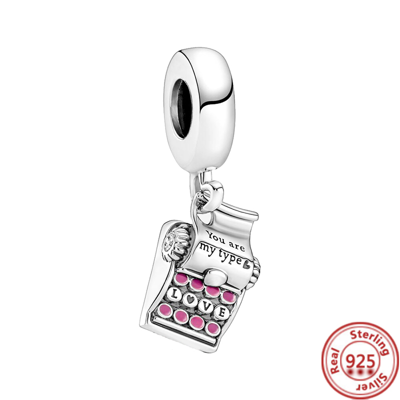 925 Sterling Silver Charm Player Fortune Tiger Beads Suitable For S925 Snake Classic DIY Lady Bracelet Jewelry Fashion Accessories Free Delivery