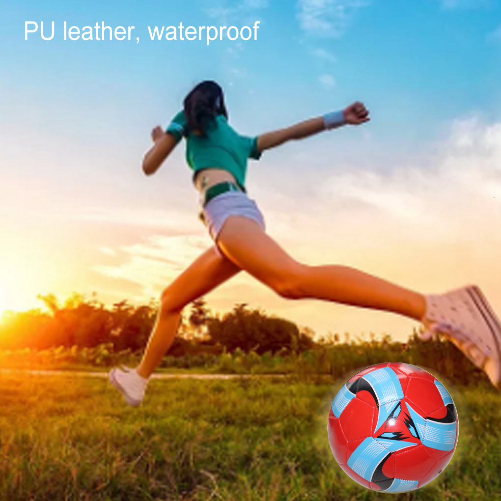 Balls Machinestitched Football Ball Kids Competition Soccer Balls Waterproof Antipressure Size 5 Training Sports 230428
