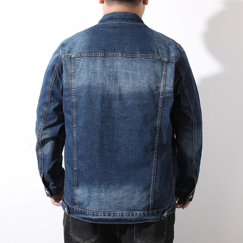 Men's Jackets Men's Denim Jacket Cotton Casual Solid Single Breasted Jeans Coats for Male Streetwear Fashion Jaqueta Masculina Men Clothing 