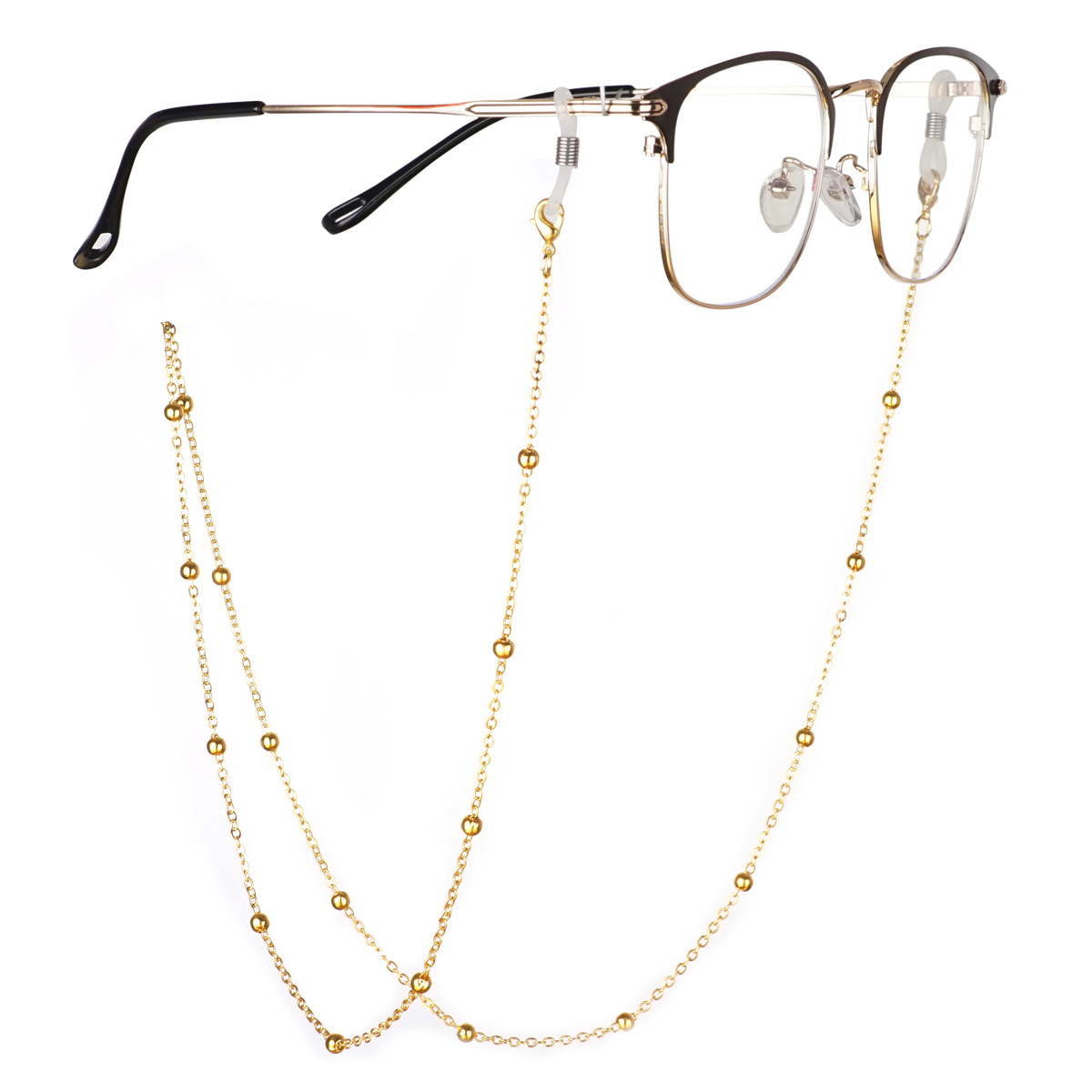 Gold Silver Eyeglasses Chain Lanyard Strap Metal Eyeglass Eyewear Sunglasses Reading Glasses Link Chain Holder Accessories Wholesale Price