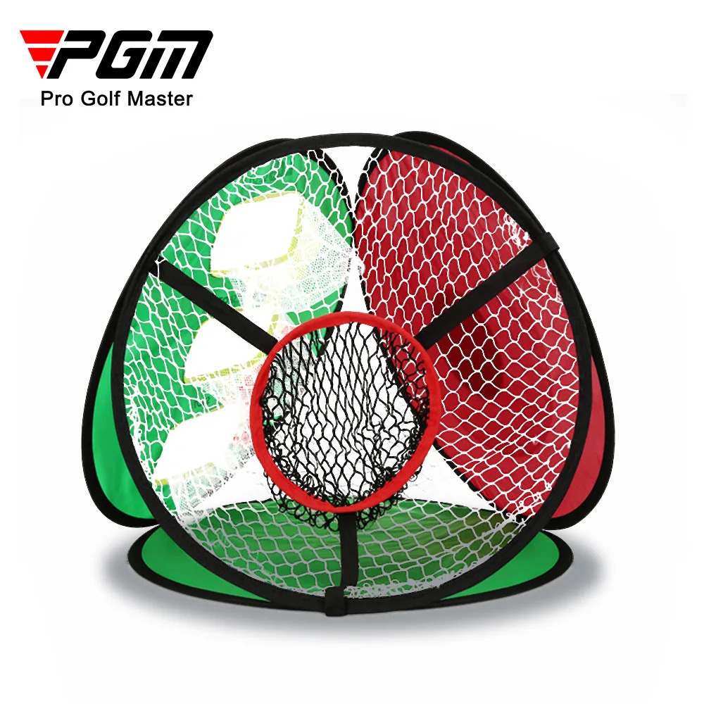 Other Golf Products PGM Golf Chipping Net Swing Trainer Indoor Outdoor Chipping Pitching Cage Mat Golf Practice Net Portable 3 Golf Soft Ball LXW021 2