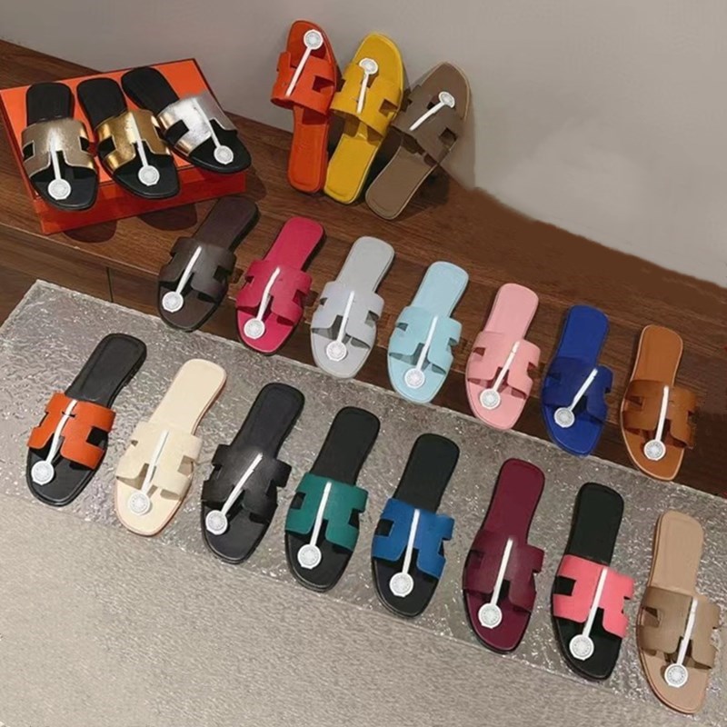 Top Quality Slipper Sandals Genuine Leather Slides h Women Slippers Ladies Flip Flops Mules Office Sliders Wedding Dress Shoe Leather Stylish Solid with box, As pic
Top Quality Slipper Sandals Genuine Leather Slides h Women Slippers Ladies Flip Flops Mules Office Sliders Wedding Dress Shoe Leather Stylish Solid with box, As pic