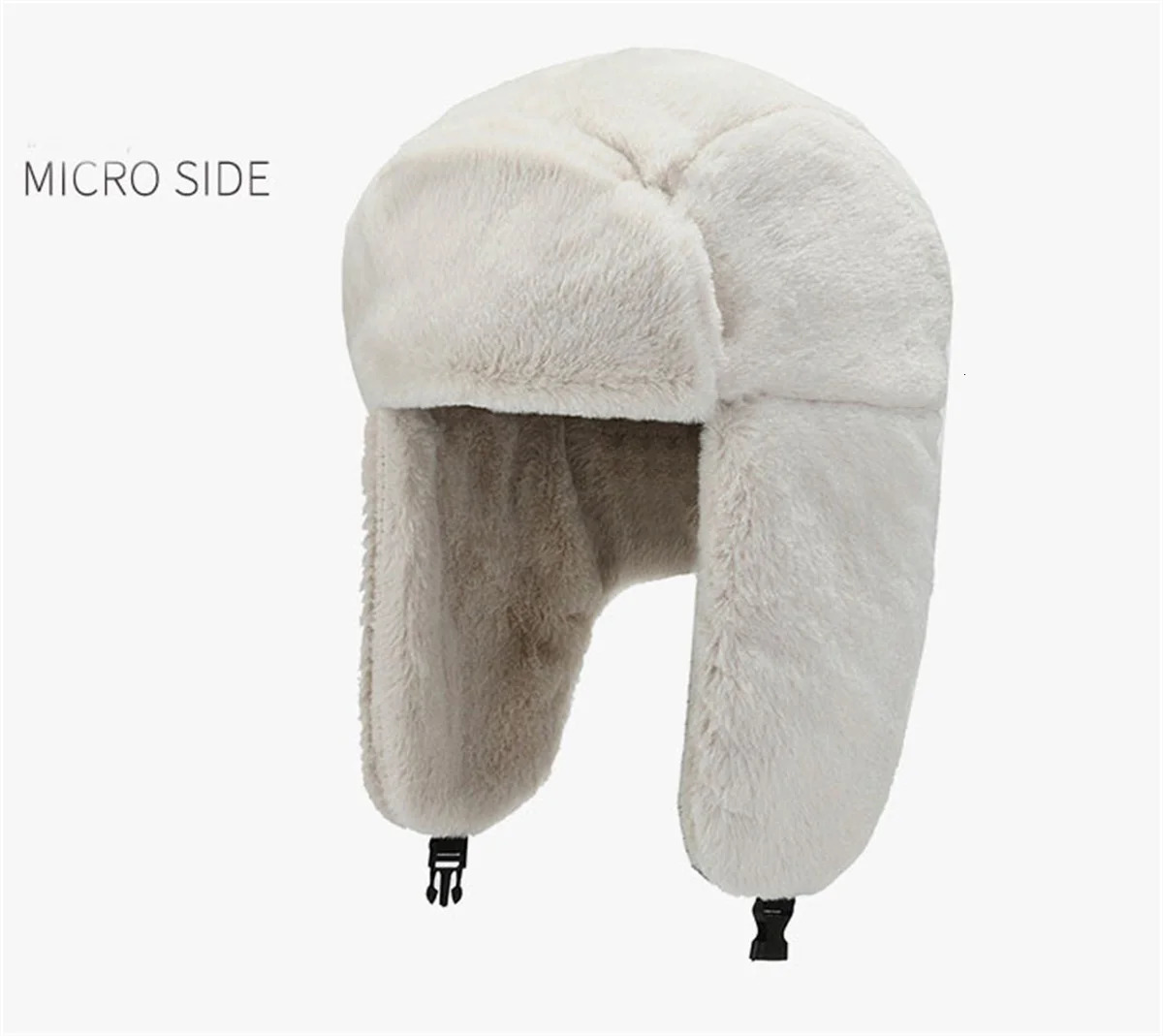 Beanie/Skull Caps Winter Thicken Warm Beanie Russian Caps Fashion Ushanka Earflap Pilot Hat Korean Women's Trend Bomber Hat Adjustable 231128