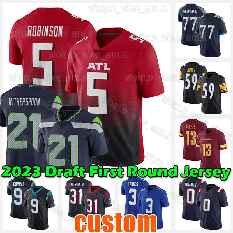 21 Devon Witherspoon Jerseys Peter Skoronski Draft Bijan Robinson Broderick Jones Atlantas Falcon Emmanuel Forbes Christian Gonzalez Calijah Kancey Deonte Banks, Men jersey(a g z)
21 Devon Witherspoon Jerseys Peter Skoronski Draft Bijan Robinson Broderick Jones Atlantas Falcon Emmanuel Forbes Christian Gonzalez Calijah Kancey Deonte Banks, Men jersey(a g z)