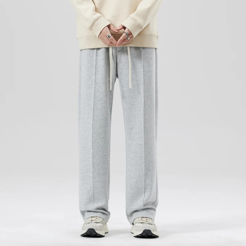 Men's Pants CAAYU Men's Jogger Sweatpants Fashion Hip Hop Japanese Streetwear Drawstring Casual Baggy Trousers Sports Loose Gray Pants Mens 