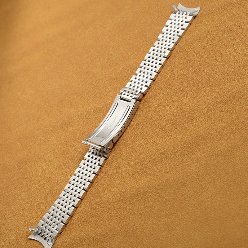 Watch Bands 18mm 20mm Bead of Rice Solid Stainless Steel Watch Strap Bracelet band 231128