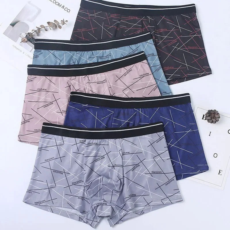 Underpants 9 Pieces Man Panties Men Cotton Boxer Pants Anti Bacterial Breathable Underwear Plus Size Head Mens Shorts Comfortable 231128Z