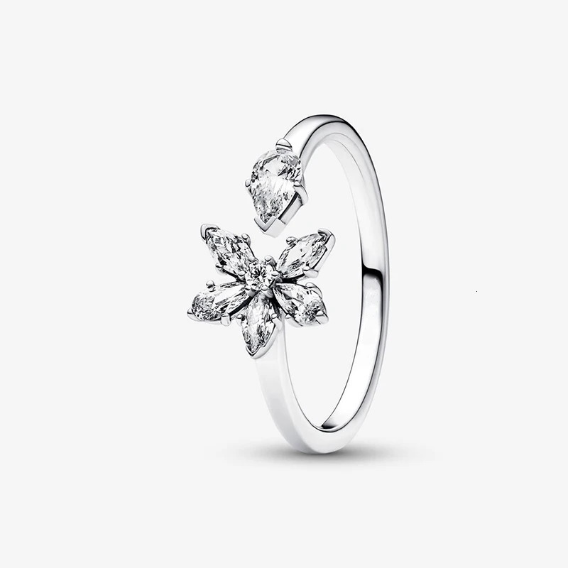 Wedding Rings 2023 925 Silver Ring Moments Series Bright Romantic Love Full Of Diamonds Sparkling Opening Women'S 231128