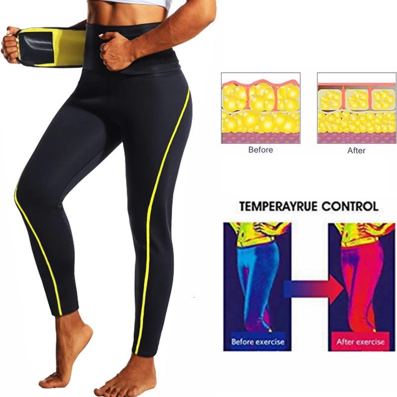 Leg Shaper CXZD Women Neoprene Sauna Sweat Pants Fat Burn Corset Leg Slimming Body Shaper Anti Cellulite Compression Leggings Shapewear 231128