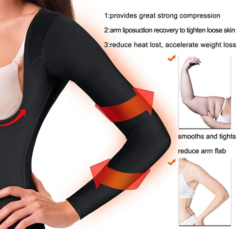 Arm Shaper Shapewear Waist Trainer Corset Wrap Corset Tummy Control Vest Woman Upper Arm Shaper Slimming Compression Tops Shaper 231128