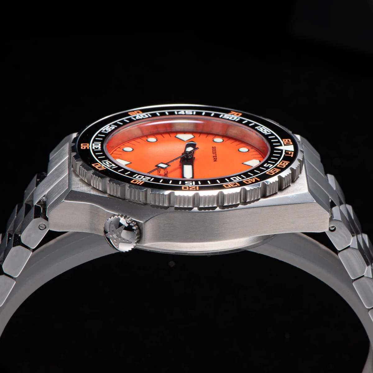 Wristwatches SEESTERN SUB600T V3 Mens Watch Automatic Diving Sapphire Wristwatch NH35 Movement Ceramic Bezel Luminous Date Jubilee Waterproof 231128