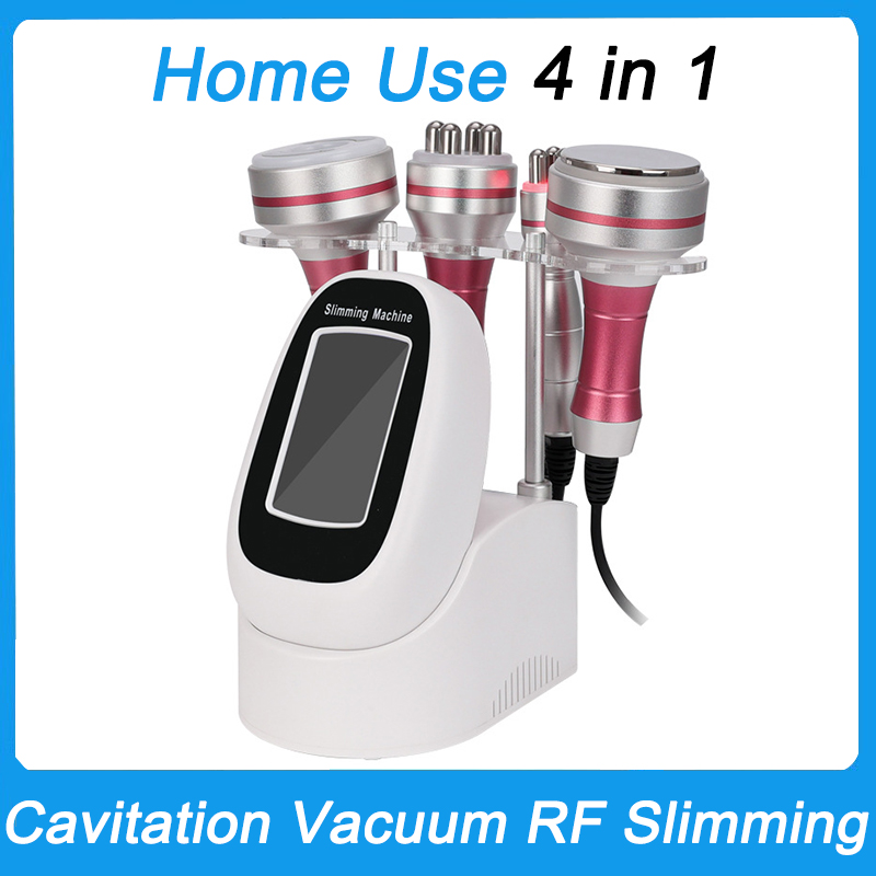 Fat Reduce Face Firm Ultrasound Monoplar RF 40KHz 4 in 1 Multifunctional Slimming Cavitation Skin Care Body Massager Radio Frequency Tightening Fat Lo