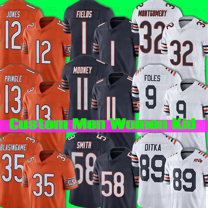 CUSTOM Justin Fields Khalil Herbert Football Jersey Chicago''Bears''David Montgomery Darnell Mooney Cole Kmet Roquan Smi, Custom men jersey
CUSTOM Justin Fields Khalil Herbert Football Jersey Chicago''Bears''David Montgomery Darnell Mooney Cole Kmet Roquan Smi, Custom men jersey