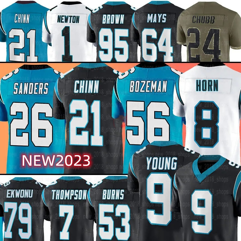 Custom Bryce Young Adam Thielen Football Jersey Carolinas Miles Sanders Panther Jaycee Horn Ikem Ekwonu Luke Kuechly Shaq Thompson Jeremy Chinn Matt Corral Hayden
