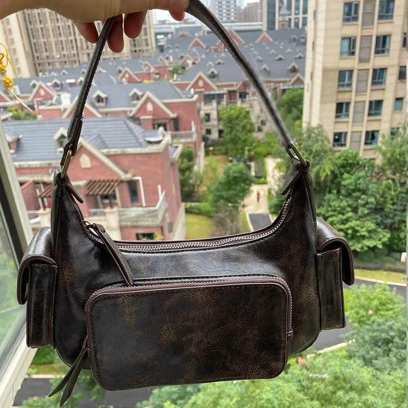 Evening Bags Vintage Street y Shoulder Bag Pockets Handbag Bolsas Female ner Purse 231128 32f3