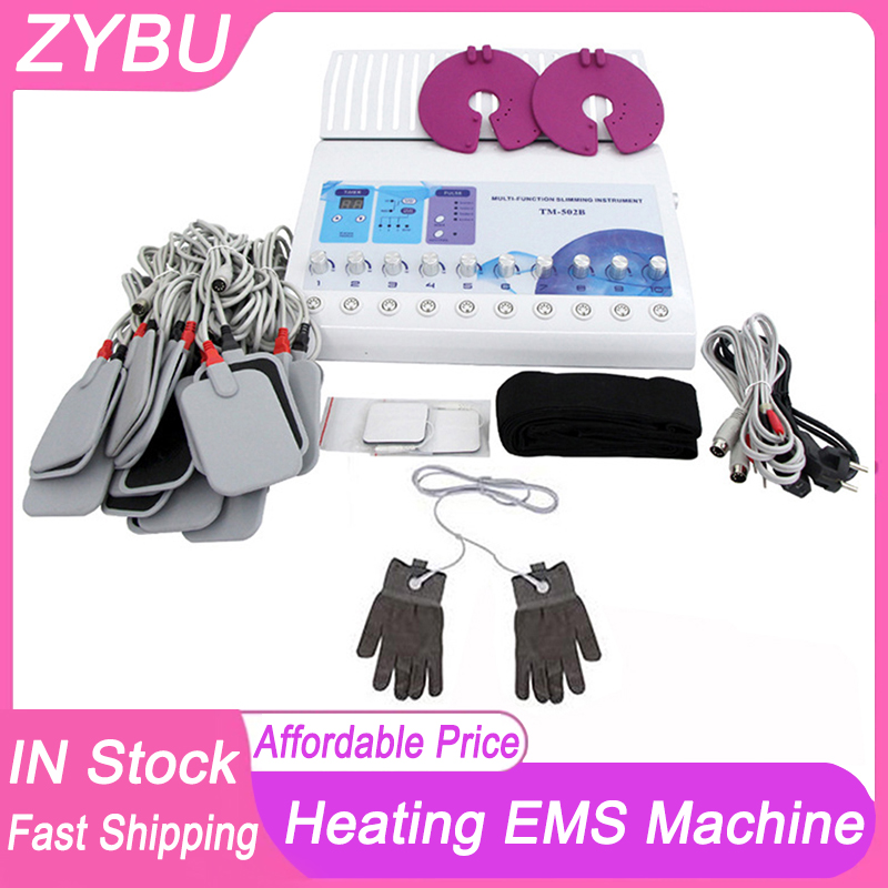 Electro fitness ems fat burner ems body contour machine muscle stimulator weight reduce slimming far infrared heating microcurrent stimulation electro