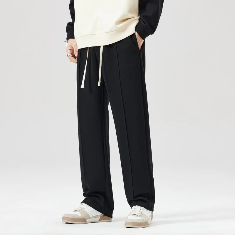 Men's Pants CAAYU Men's Jogger Sweatpants Fashion Hip Hop Japanese Streetwear Drawstring Casual Baggy Trousers Sports Loose Gray Pants Mens 
