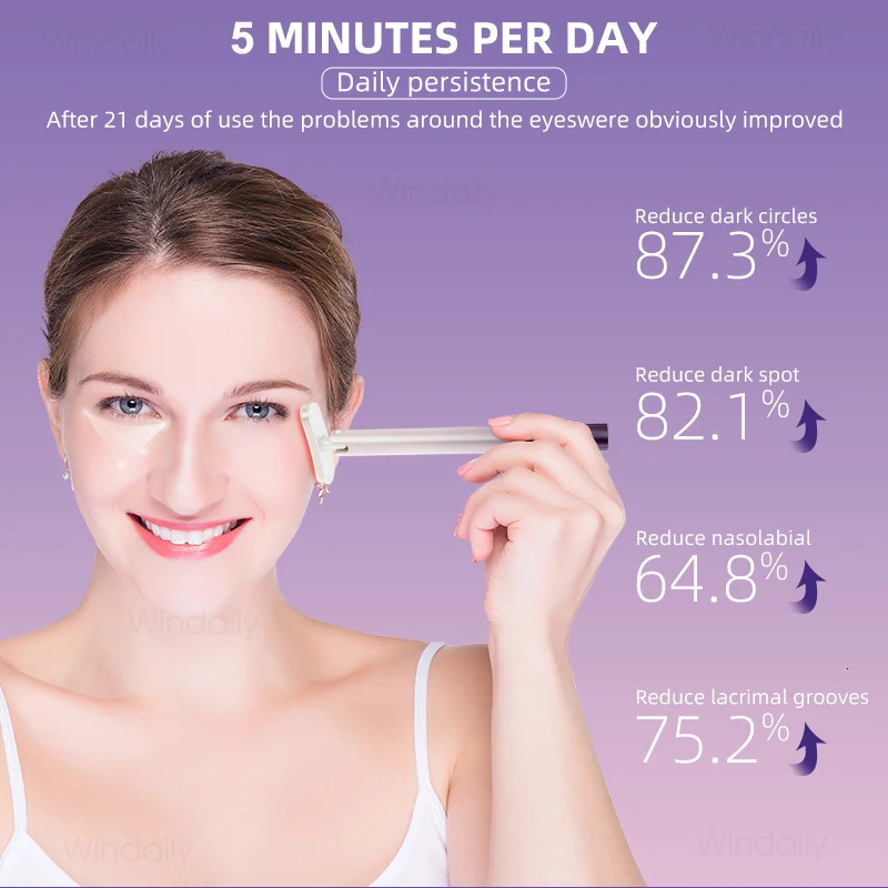 Face Care Devices 4 in 1 Wand EMS Microcurrent Vibration Warm Red Light Face Lifting Machine Skin Tightening Device Neck Eye Massager Tools 231128