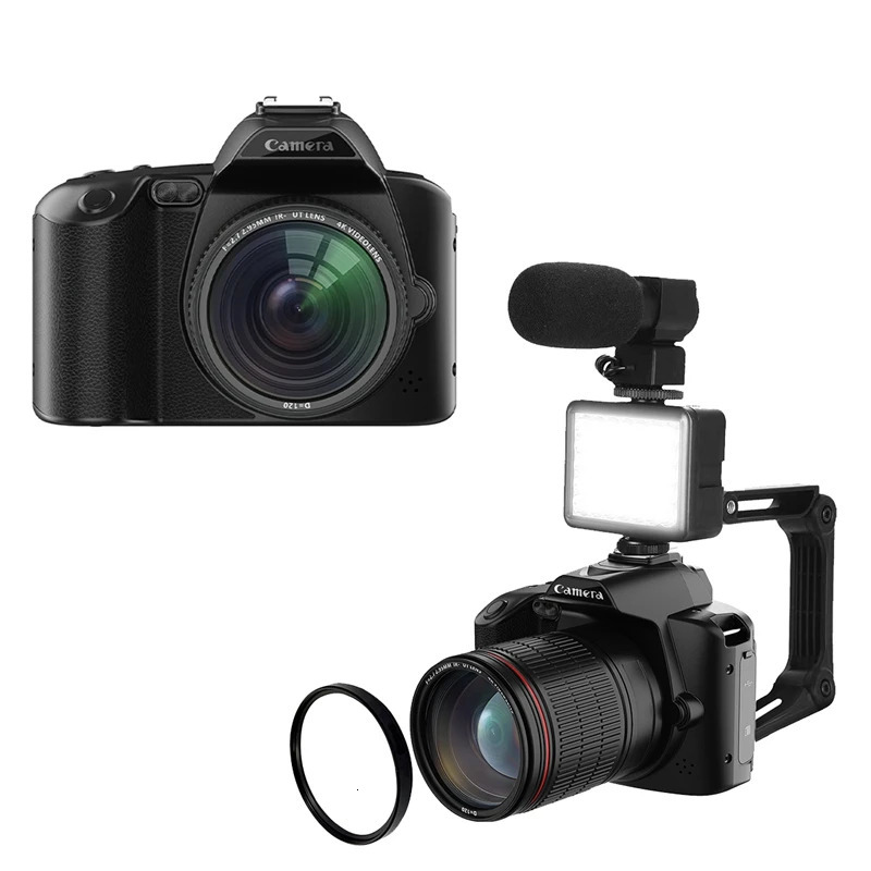 Digital Cameras Digital Pography Camera Night Vision Camera 4K WIFI Web Cam Vintage Vlog Video Recorder 64MP Camcorder Camera A 231128