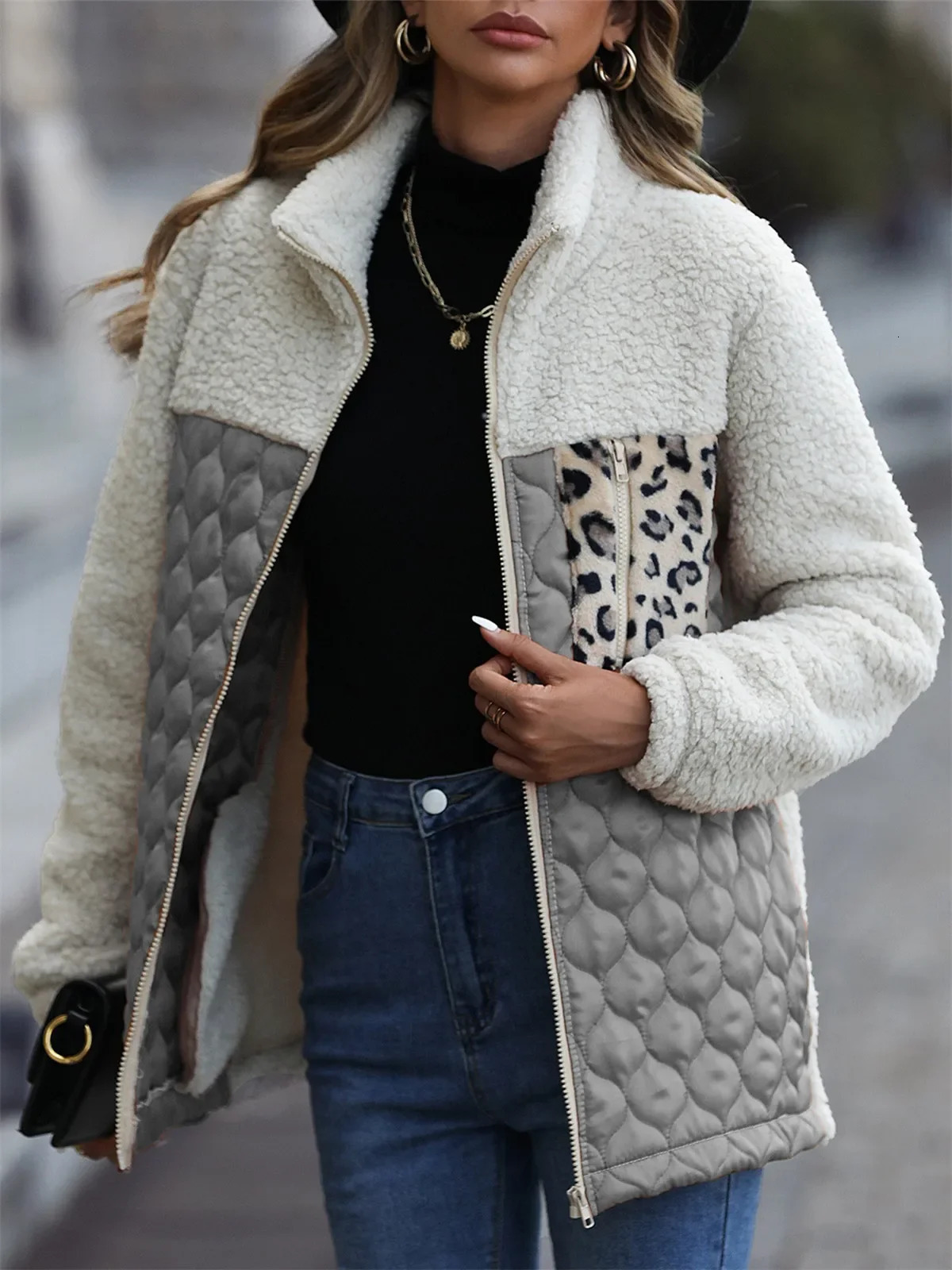 Women's Jackets Women's Winter Coat for Woman Thick Warm Jacket Casual Clothing Polar Fleece Black Green Red Brown Grey Women Clothes 231129