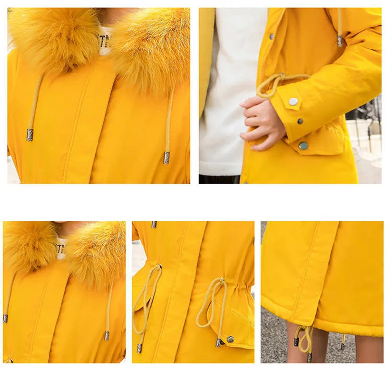 Down Coat 12 13 14 Years Teens Girls Warm Coat Winter Parkas Outerwear Teenage Outdoor Outfit Children Kids Fur Hooded Jacket 231129
