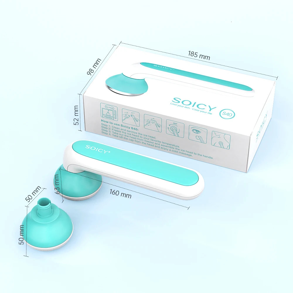 Face Care Devices Ice Roller for Face Eyes Cooler Neck Face Massagers Ice Massage Roller Cooling Derma Stamp Cold Therapy Skincare Tools 231128