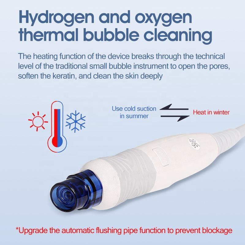 Portable Bubble Beauty Blackhead Remover Beauty Lifting Dermabrasion Cold Hammer RF Diamond Micro Dermabrasion Deep Cleaning Beauty Machine