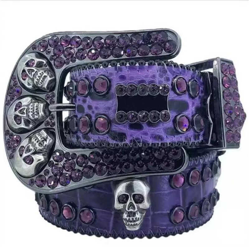 Womens Bbsimon Belt Dark Blue Skull Belts Rhinestone Leather Skull Rhinestones Buckle At Loss Cintura Lusso Uomo Designer Belts Skulls Pattern, Multi
Womens Bbsimon Belt Dark Blue Skull Belts Rhinestone Leather Skull Rhinestones Buckle At Loss Cintura Lusso Uomo Designer Belts Skulls Pattern, Multi