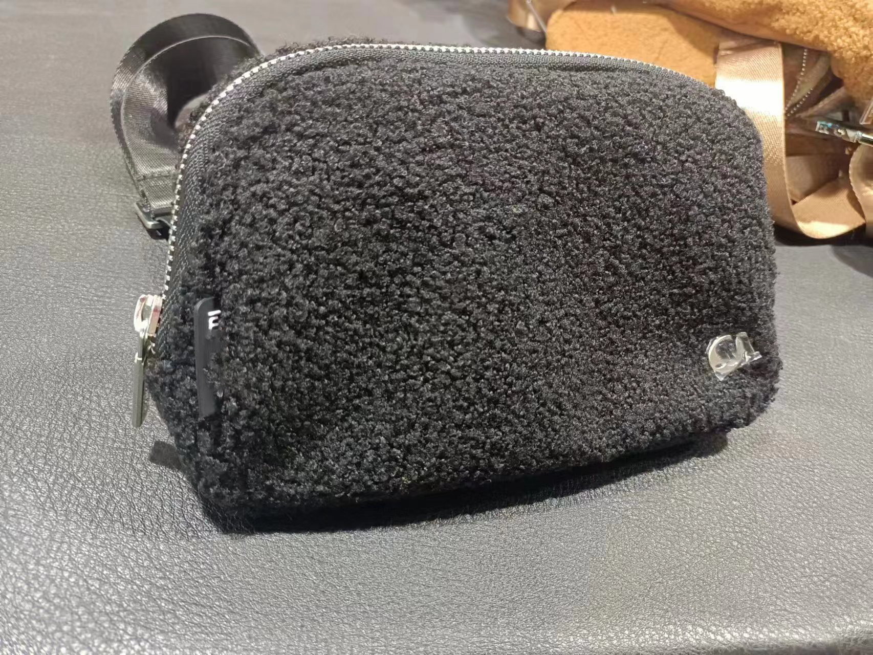 Women's plush multi-functional sports Fanny pack crossbody bag shoulder bag chest bag storage bag J231129