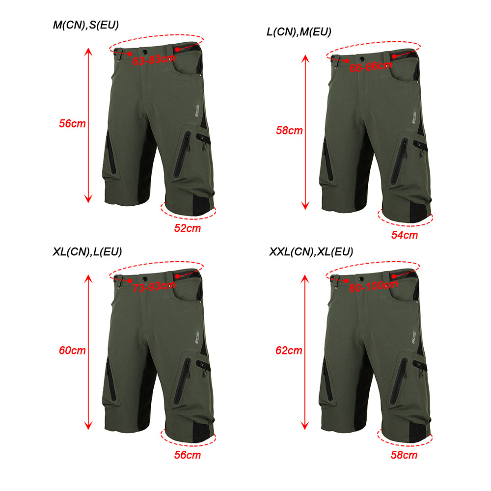 Cycling Shorts TOMSHOO Cycling Shorts Men's Baggy Cycling Shorts Breathable Outdoor Sports MTB Bike Cycling Running Short Pants for Ciclismo 2304