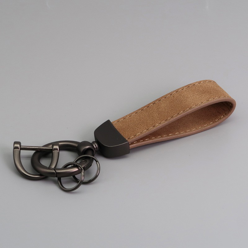 100 PCS real LLEATHER KEY RING Keyfob Keychain FIT FOR BENZ LAND ROVER AMG TOYOTA
