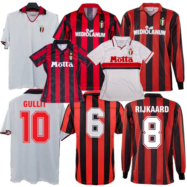 Retro classic Milan soccer jerseys 1988 1989 1990 1991 1992 1993 1994 GULLIT BARESI Rijkaard VAN BASTEN MALDINI WEAH AC BAGGIO football shirt, 88 89 away
Retro classic Milan soccer jerseys 1988 1989 1990 1991 1992 1993 1994 GULLIT BARESI Rijkaard VAN BASTEN MALDINI WEAH AC BAGGIO football shirt, 88 89 away