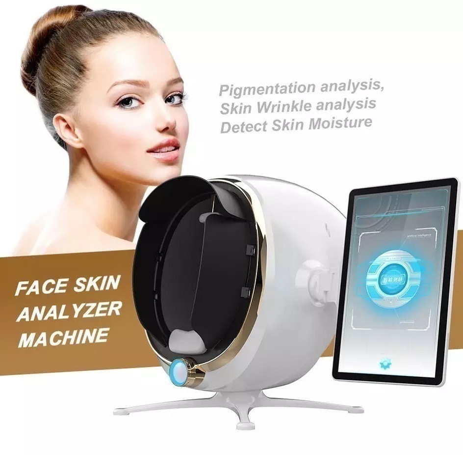 3D Skin Analyzer, Analizador De Piel, Portable Face Visia Skin Analysis Machine, Magic Mirror Skin Scanner for Comprehensive Facial Analysis and Care