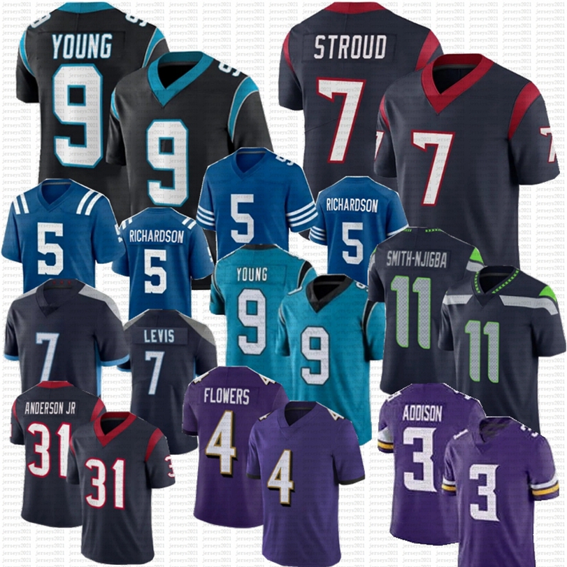 2023 Draft Panther Bryce Young Will Anderson Jr Football Texan CJ Stroud Tyree Wilson Anthony Richardson Addison Porter Jr Jaxon Smith-Njigba Will Levis Carolinas