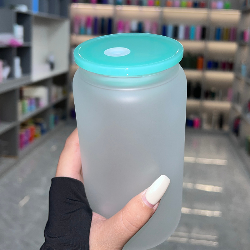 Silicone Lids BPA Free Plastic Reusalble 16oz Glass Mug Covers for 16oz Tumbler Colorful Lids