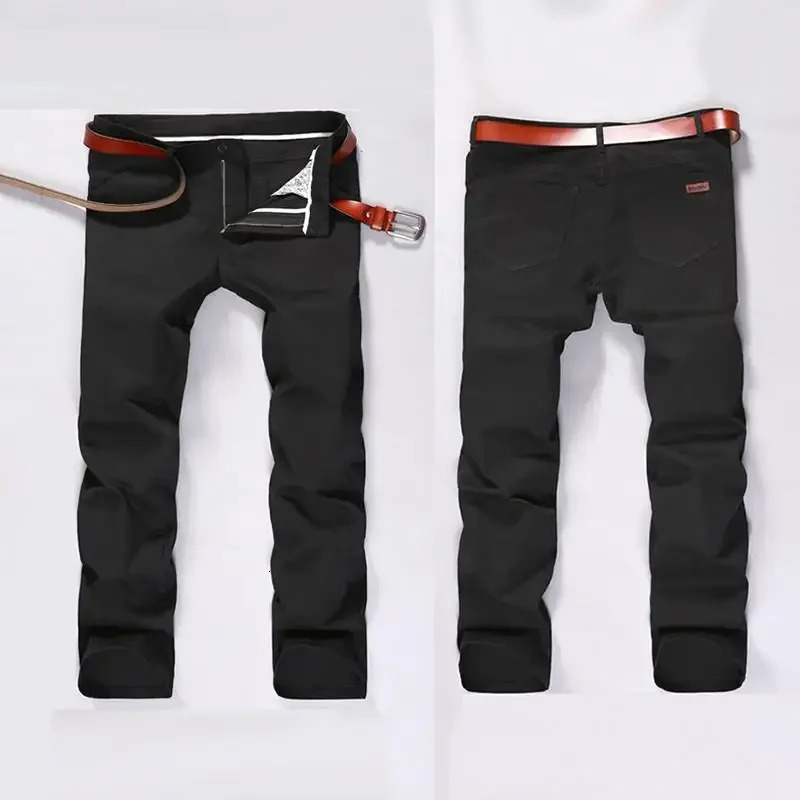 Men's Pants Big Size Men Casual Pants for 70-150kg Plus Size Suit Pants 34-50 Men's Trousers Long Pants Stretch Fabric Loose Baggy Pants 231
