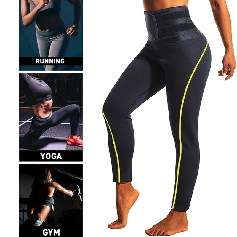 Leg Shaper CXZD Women Neoprene Sauna Sweat Pants Fat Burn Corset Leg Slimming Body Shaper Anti Cellulite Compression Leggings Shapewear 231128