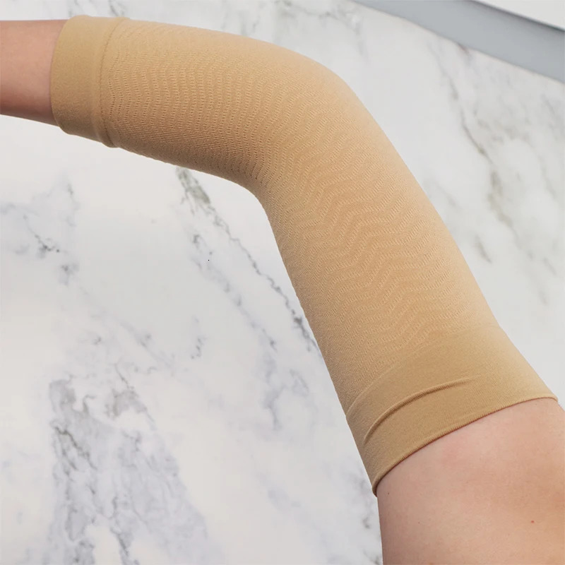 Arm Shaper 1pair Weight Loss Calories off Compression Arm Leg Shaper Sleeve Varicose Veins Support Tennis Fitness Elbow Socks Slimming Wrap 231128
