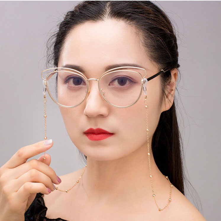 Gold Silver Eyeglasses Chain Lanyard Strap Metal Eyeglass Eyewear Sunglasses Reading Glasses Link Chain Holder Accessories Wholesale Price