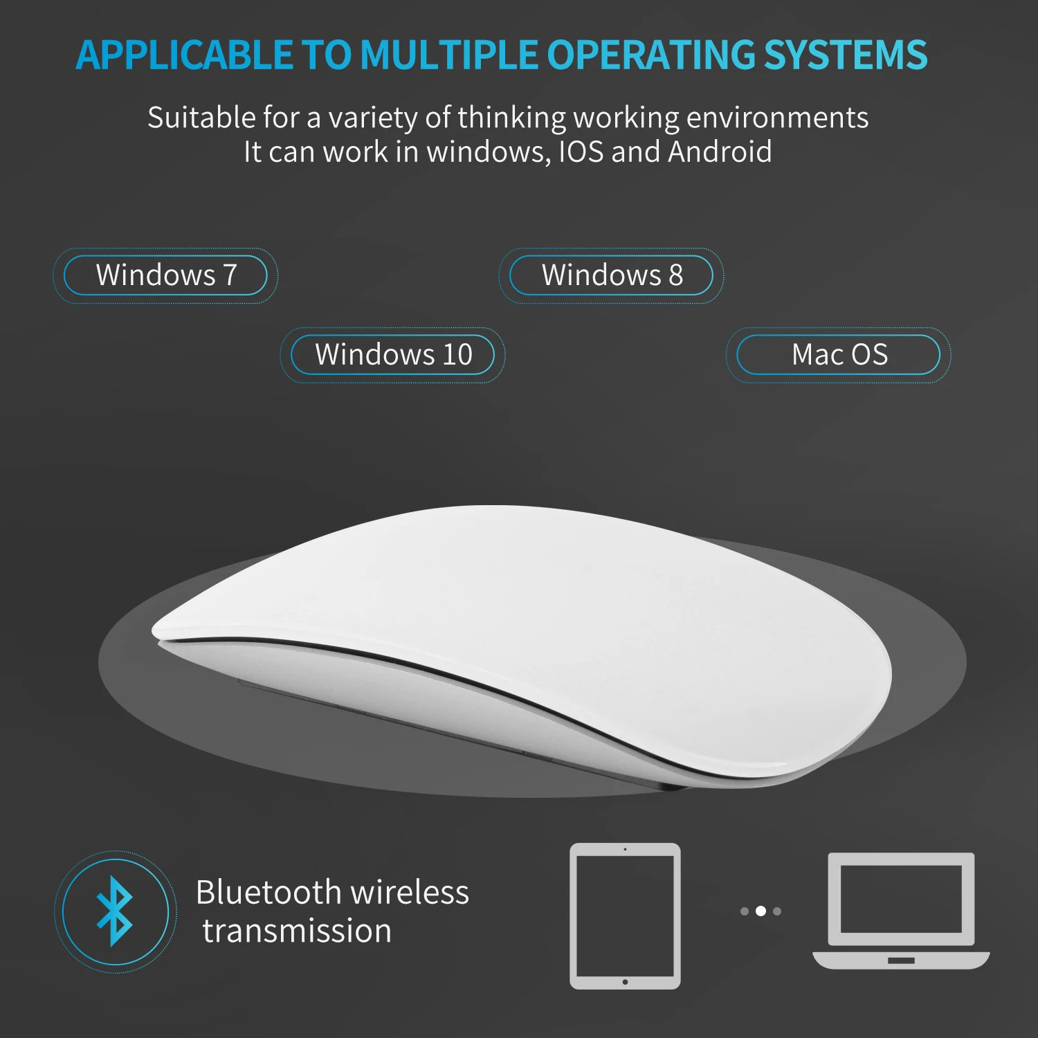 Keyboard Mouse Combos Bluetooth 4 0 Wireless Rechargeable Silent Multi Arc Touch Mice Ultra thin Magic For Laptop Ipad Mac PC 231128