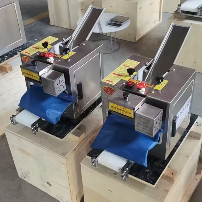Home use Dumpling wrapper making machine Wonton skin sheet machine for round or square dough sheet Machine