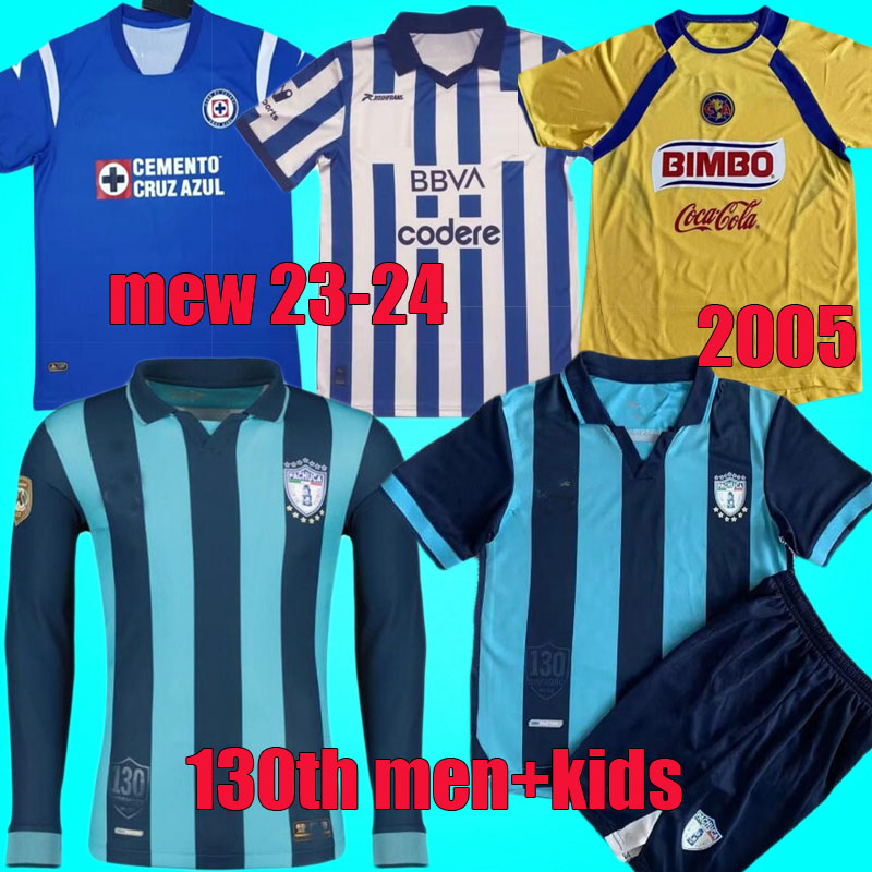 2023 2024 Cruz Azul Pachuca FC Soccer Jerseys 130th Anniversary E.LOPEZ men kids Kits 2005 Club America Retro Jersey 23 24 ROMERO GIOVANI football shirts MONTERREY, 130th short sleeve
2023 2024 Cruz Azul Pachuca FC Soccer Jerseys 130th Anniversary E.LOPEZ men kids Kits 2005 Club America Retro Jersey 23 24 ROMERO GIOVANI football shirts MONTERREY, 130th short sleeve
