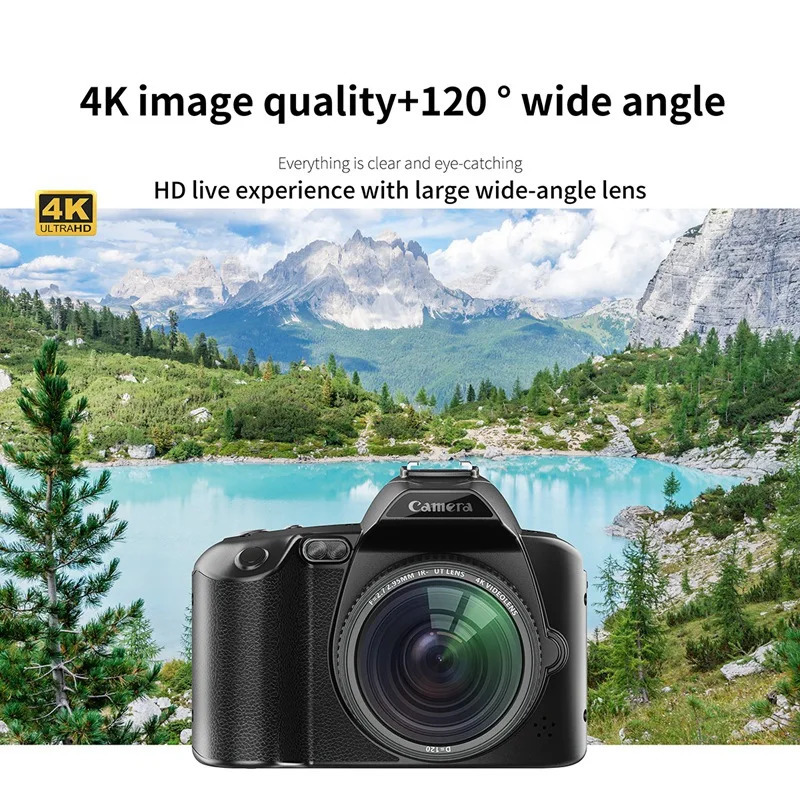 Digital Cameras Digital Pography Camera Night Vision Camera 4K WIFI Web Cam Vintage Vlog Video Recorder 64MP Camcorder Camera A 231128