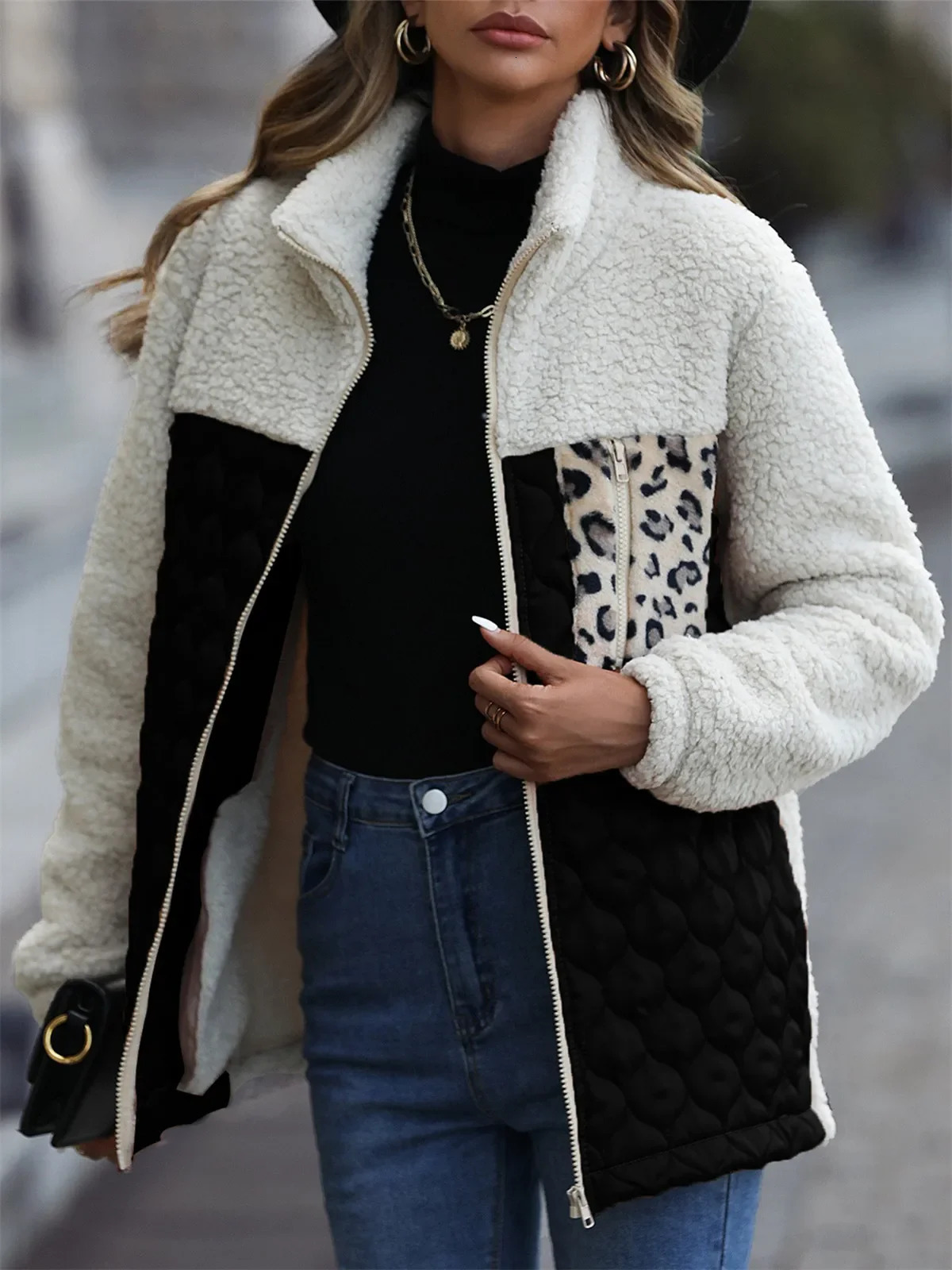 Women's Jackets Women's Winter Coat for Woman Thick Warm Jacket Casual Clothing Polar Fleece Black Green Red Brown Grey Women Clothes 231129