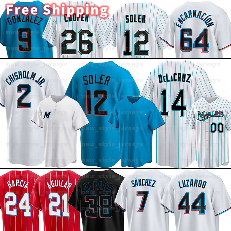 2 Jazzs Chisholm Jr Baseball Jerseys Marlins Nick Fortes Bryan De La Cruz Jorge Soler Miami Luis Arraez Sandy Alcantara Sandy Alcantara Avisail Garcia Danny Jansen, Men
2 Jazzs Chisholm Jr Baseball Jerseys Marlins Nick Fortes Bryan De La Cruz Jorge Soler Miami Luis Arraez Sandy Alcantara Sandy Alcantara Avisail Garcia Danny Jansen, Men